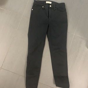 Madewell 9in high skinny black
